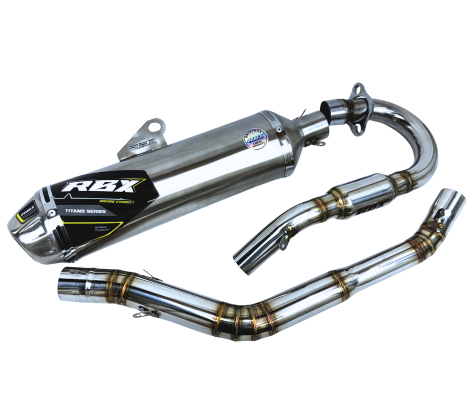 XR150L Full Stainless Exhaust System V3 POLISHED