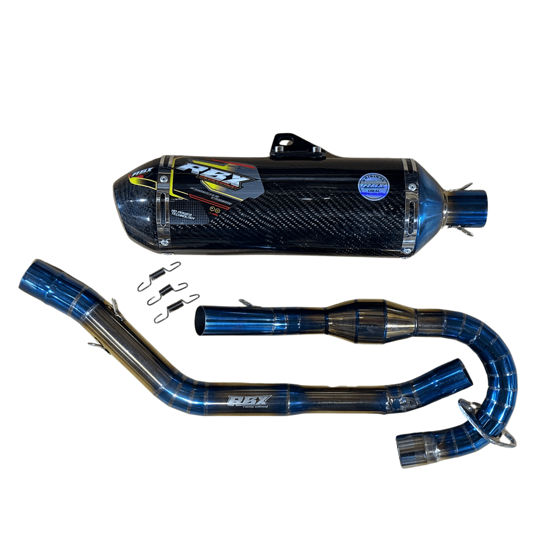 XR150L Full Stainless Exhaust System V3 POLISHED