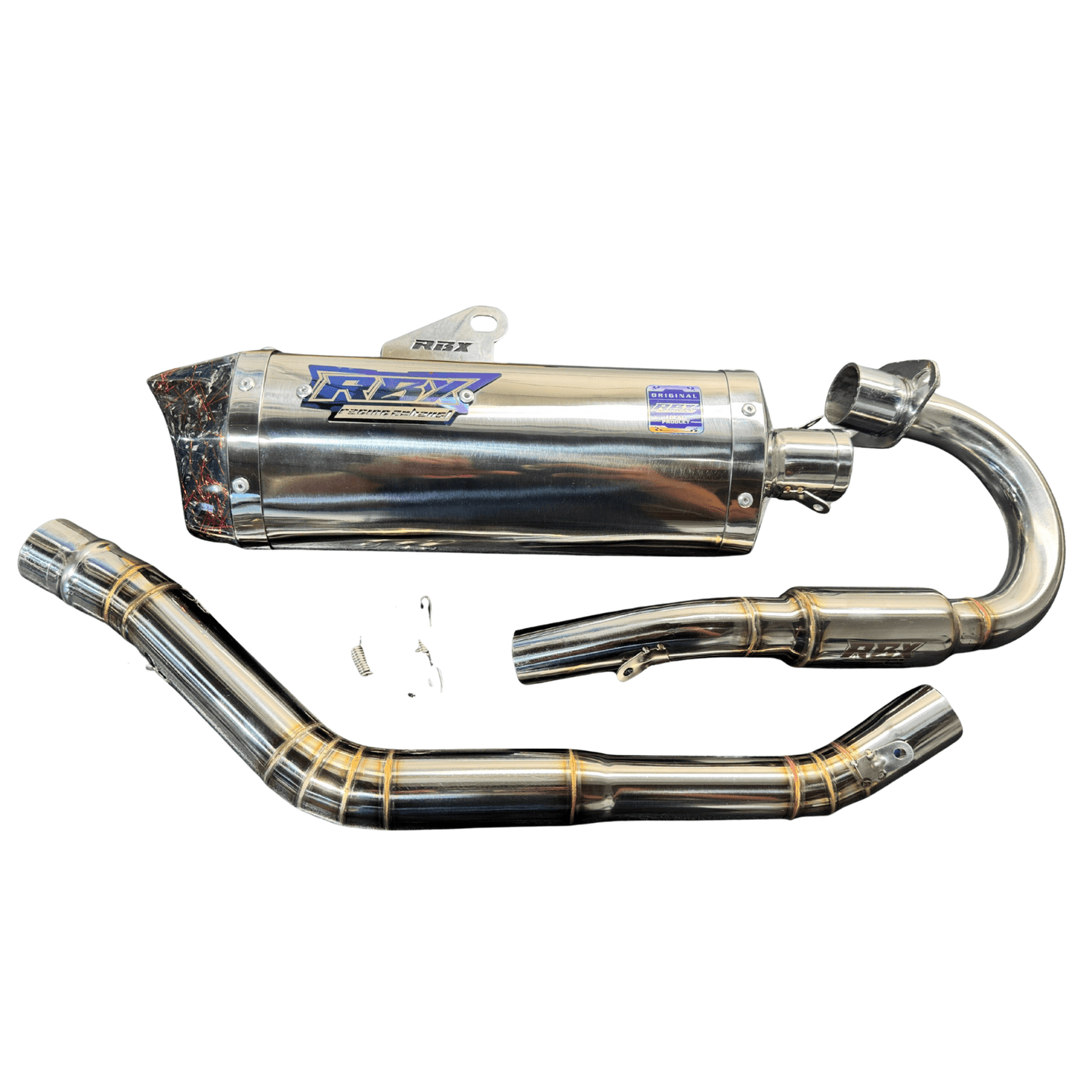 XR150L Full Stainless Exhaust System V3 POLISHED