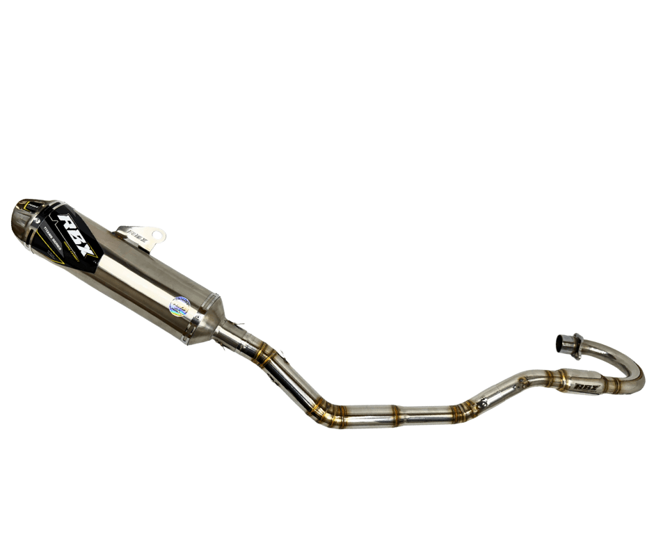 XR150L Full Stainless Exhaust System V3 POLISHED
