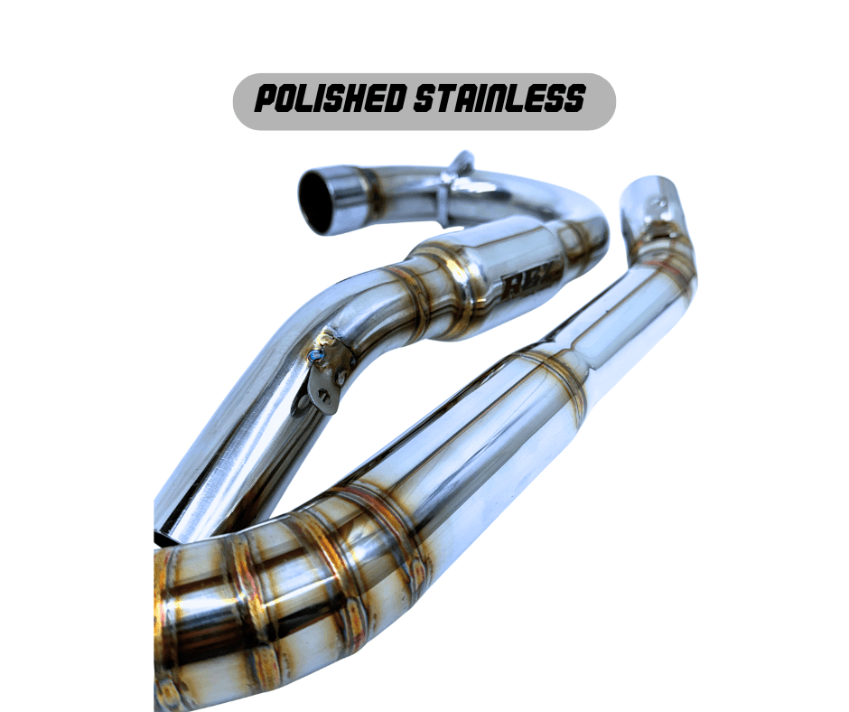 XR150L Full Stainless Exhaust System V3 POLISHED