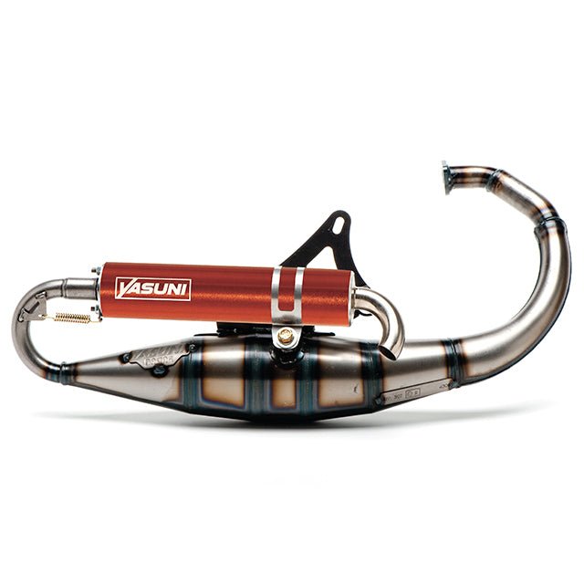 Yasuni R Exhaust Vertical Minarelli '89-'01 Zuma Prebug (NEW COLORS!)
